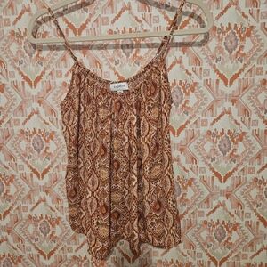 Evereve Ally Ikat Tank Top Size S